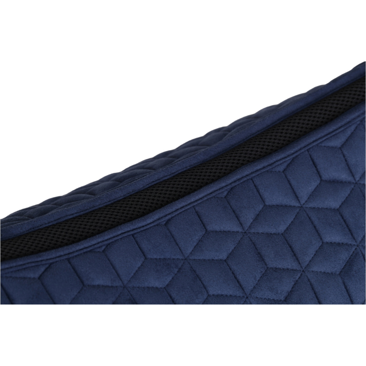 2026 WeatherBeeta Suede Elite Air - Tec Dressage Saddle Pad 1030346 - Navy